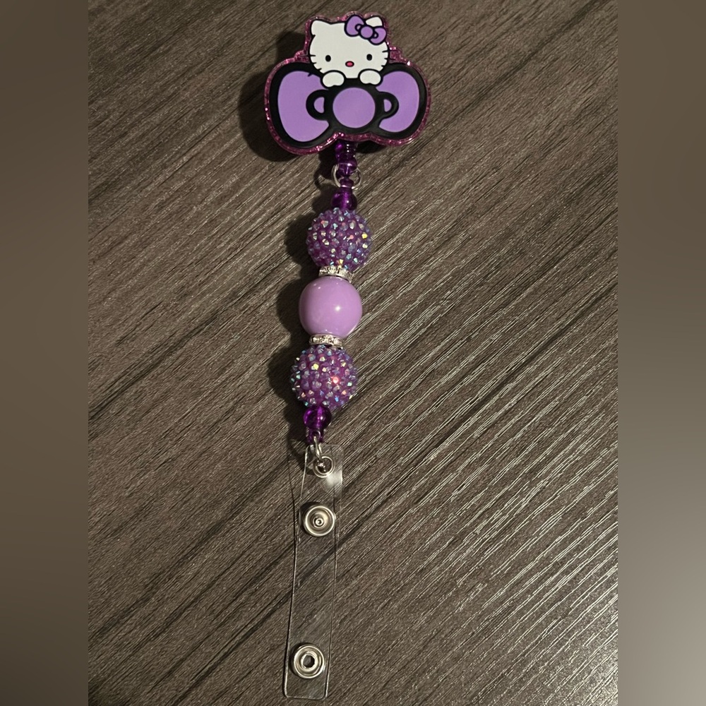 Hello Kitty badge reel